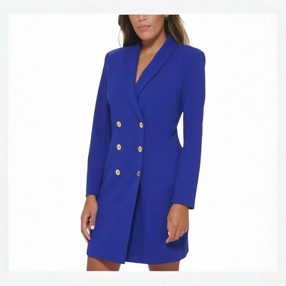 Calvin Klein Dresses Calvin Klein Blazer Dress Royal Blue Size